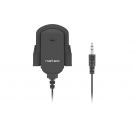 FOX, Omnidirectional Condenser Microphone w/Clip, 3.5mm Connector, Black_small_0