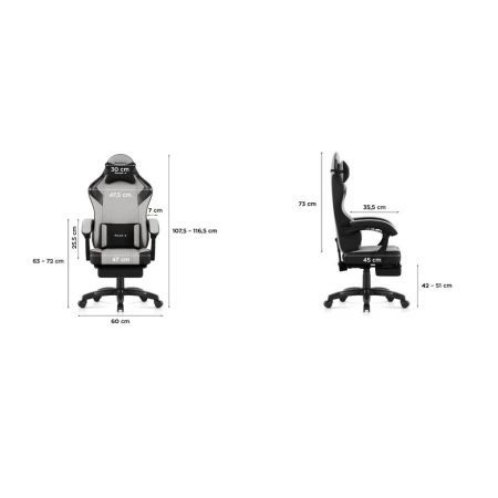 Huzaro - Force 3.7 Siva Gaming stolica_5