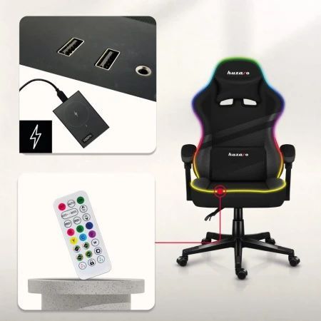 Huzaro - Force 4.4 RGB Crna Gaming stolica_4