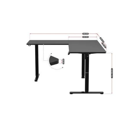 Huzaro - Hero 9.5 Ugaoni Električni Gaming sto_5