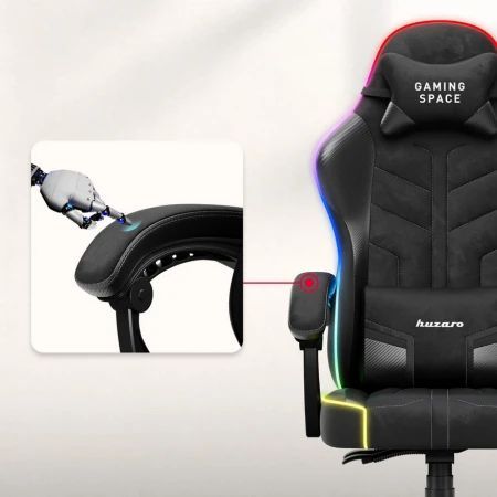 Huzaro - Force 2.7 RGB Crna Gaming stolica_2