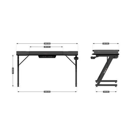 Huzaro - Hero 3.3 Crni Gaming sto 140x60cm_6