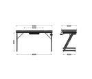 Huzaro - Hero 3.3 Crni Gaming sto 140x60cm_small_6