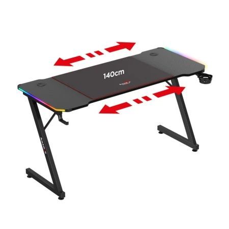 Huzaro - Hero 3.3 Crni RGB Gaming sto 140x60cm_4