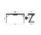 Huzaro - Hero 4.8 Crni RGB Gaming sto 160x60cm_small_6