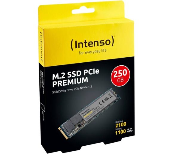 SSD M.2 NVMe Intenso Gen.3x4 250GB 3835440 Read 2100MBs/Write 1100MBs_0