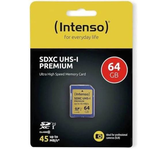 SD Card Intenso 64GB UHS-I Premium 3421490_0