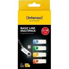 USB Flash Intenso 16GB Basic Line USB2.0 3503575 pakovanje 5kom._0