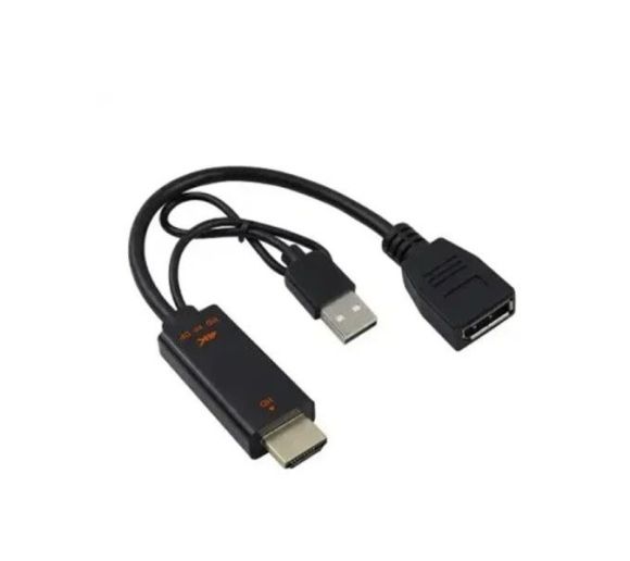 HDMI M. na Displayport M. F. Konvertor Kettz H2DP-023 0.23CM 4K 60Hz_0