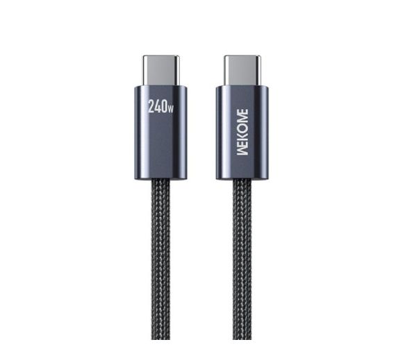 WDC-23 Kabl 3.1 USB tip C M/M 1m za Super brzo punjenje 240W/480Mbps, crni _0