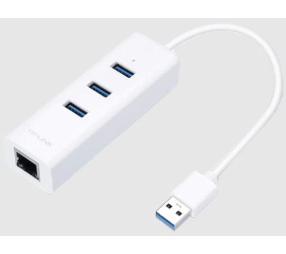 Adapter TP-LINK UE330 USB 3.0 to Ethernet 3xHub_0