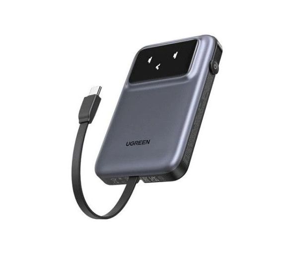 UGREEN Uno PB511 Power Bank 10,000mAh 30W 1xUSB-A 1xUSB-C 1xIntegrated USB-C_0