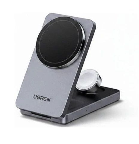 UGREEN W707 3-in-1 15W Magnetic Wireless Desktop Charger_0