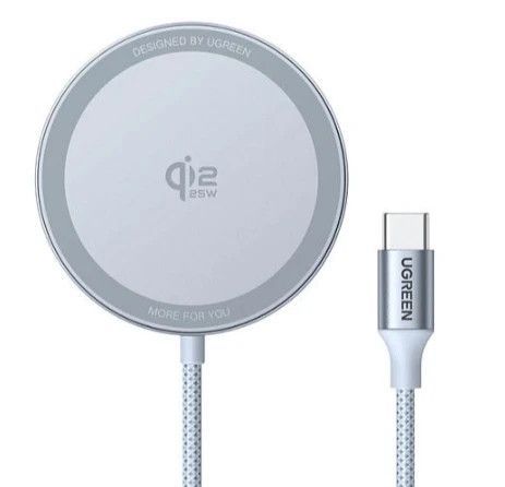 UGREEN W753 MagFlow Magnetic Wireless Charging Pad 25W Qi2 Certified, Silver_0