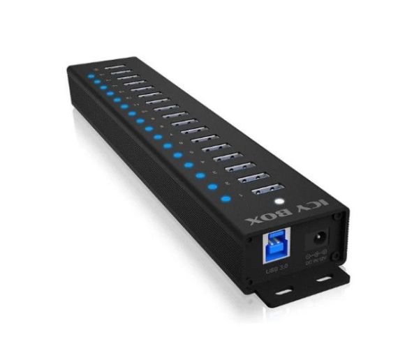 ICY BOX IB-HUB1717-U3 16+1 port USB Hub_0