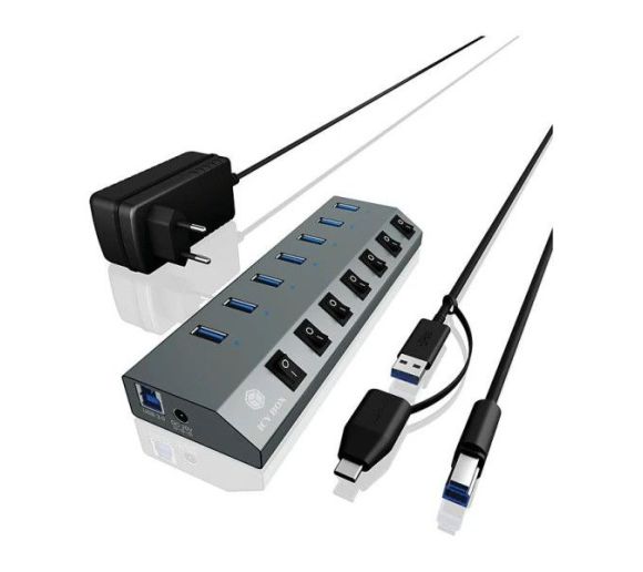 USB3.0 HUB 7Port ICY BOX 7xUSB3.0_0