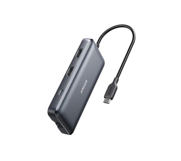 Anker 553 PowerExpand USB-C Hub (8-in-1), 100W Power Delivery, Black_0