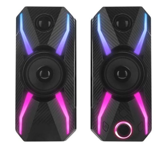 Zvučnik USB 2.0 Rampage RMS-X5 3Wx2 RGB 39545_1
