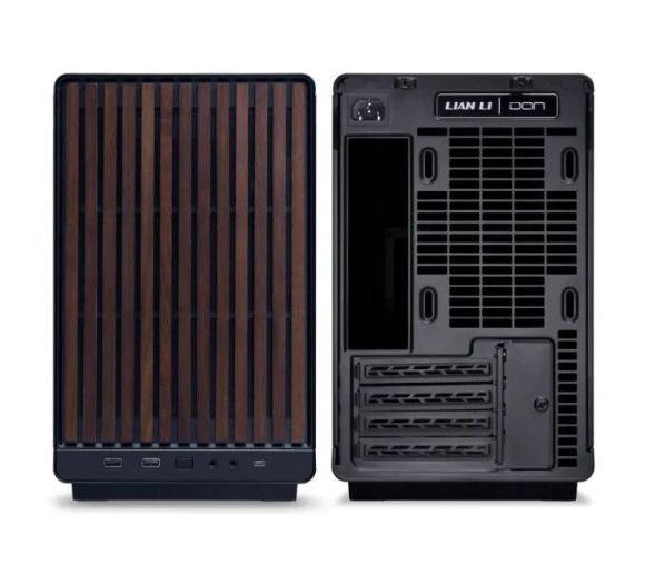 Kućište Lian Li DAN A3 mATX /Crno, A3-mATX Black & WOOD_1