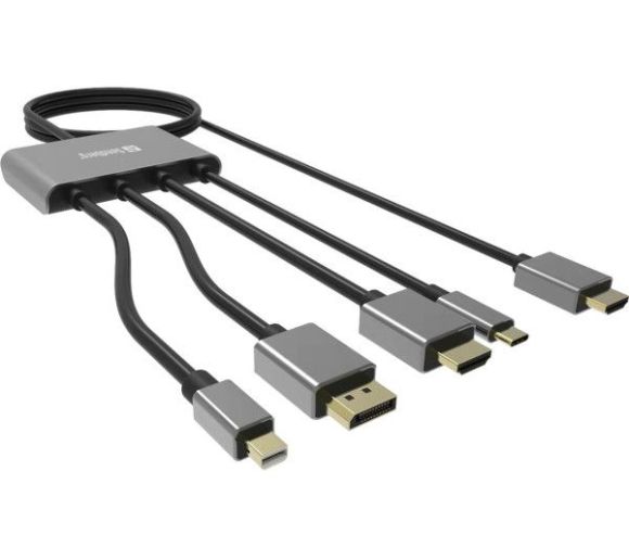 Kabl-display HUB Sandberg All-In-One USB C/DP/m DP/HDMI - HDMI 2m 509-21_0