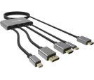 Kabl-display HUB Sandberg All-In-One USB C/DP/m DP/HDMI - HDMI 2m 509-21_small_0