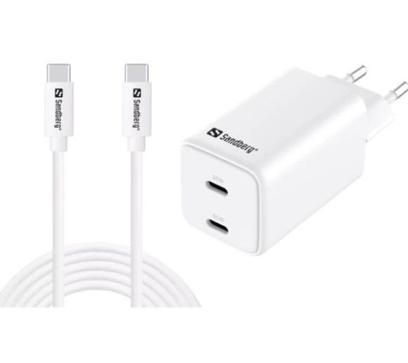 Sandberg 441-76 AC Charger USB-C PD65W EU 3M_0