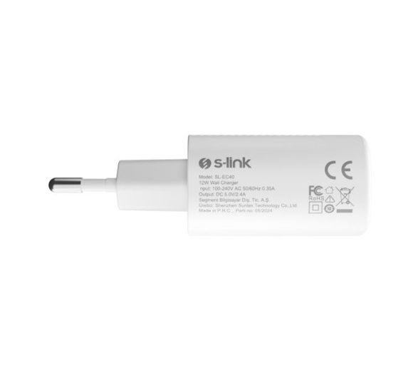 Struni adapter S-link SL-EC40 5V/12W 2400MA Beli_0