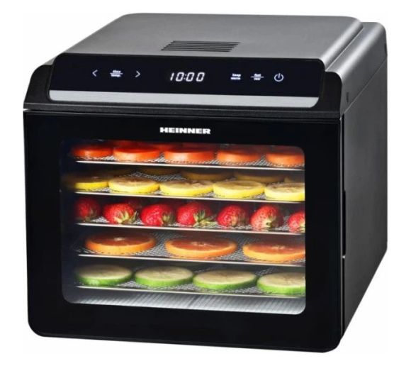 Dehidrator HEINNER NATURE DRY HFD-KD600BK/500-600W/6 mesta/75c/timer_0