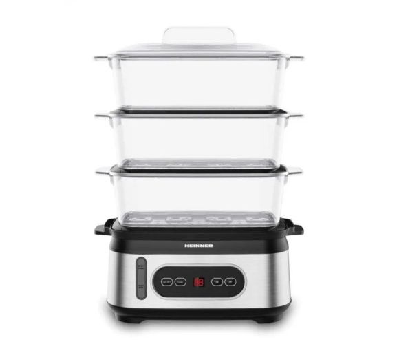 Aparat za kuvanje na pari HEINNER HSA-D950SS 3 posude/1,5l/950W_1