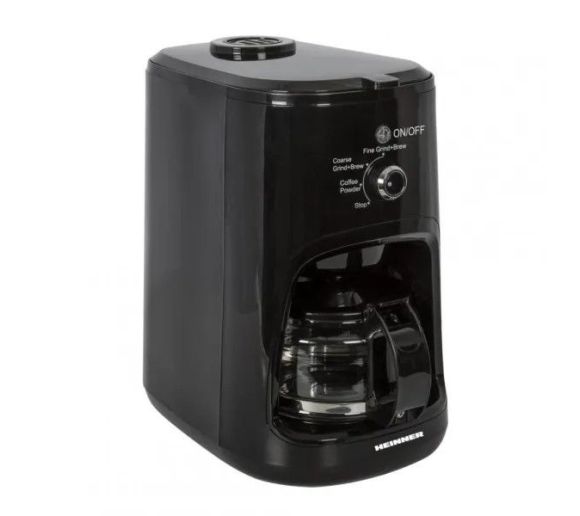 Aparat za filter kafu HEINNER HCM-900RBK/900W/sa mlinom_1
