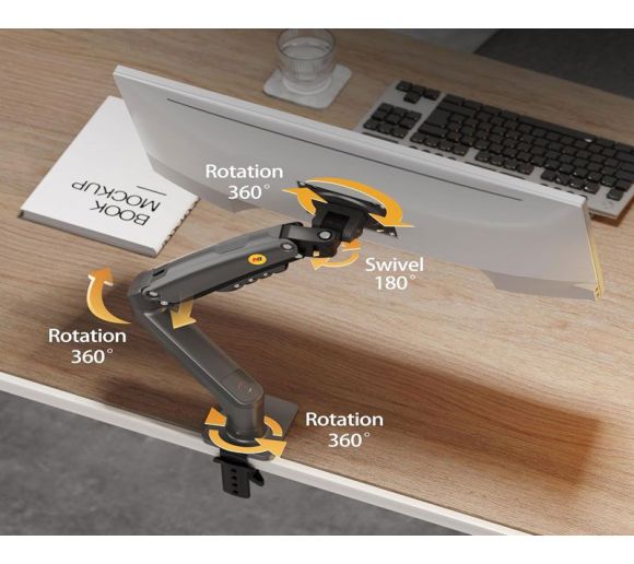 F80 stoni nosač za monitor mat crni 17-30 inča _4