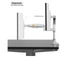 H180-XE stoni nosač za dva monitora beli 17-27 inča _small_5