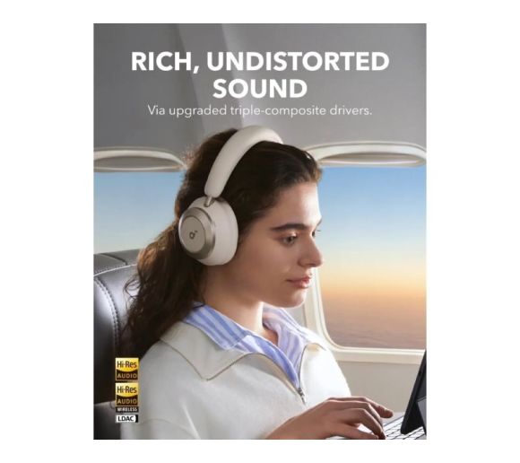 Soundcore Space One Pro ANC BT slušalice bele _0