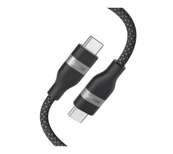 USB tip-C kabl M/M 0.9m, za Super brzo punjenje 240W/480Mbps, pleteni, crni _4