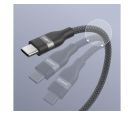 USB tip-C kabl M/M 0.9m, za Super brzo punjenje 240W/480Mbps, pleteni, crni _small_6