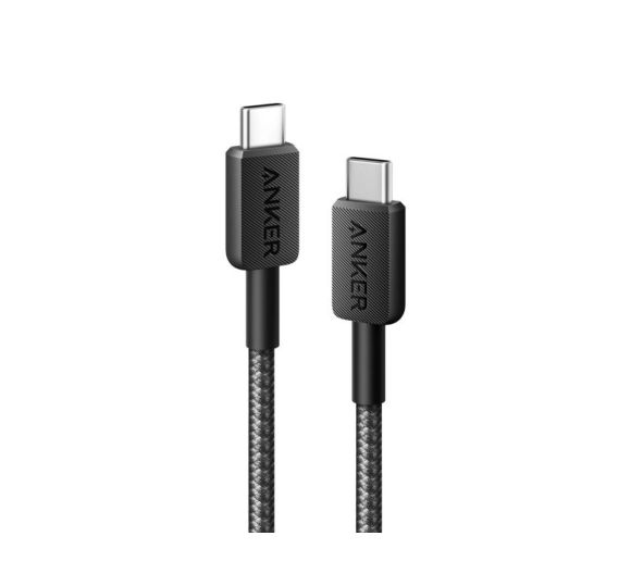 322 USB tip-C na USB tip-C kabl M/M 1.8m, 60W, pleteni, crni _3