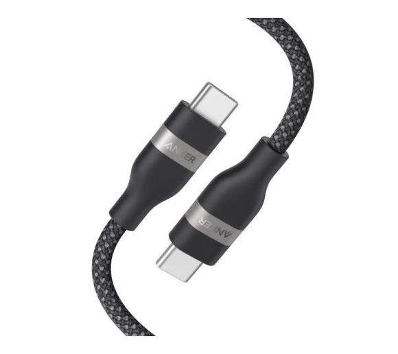 USB tip-C kabl M/M 1.8m, za Super brzo punjenje 240W/480Mbps, pleteni, crni _3