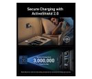 Prime 100W GaN zidni brzi punjač, 3-porta (2x USB-C i 1x USB-A) srebrni _small_4