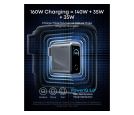 Prime 160W GaN zidni brzi punjač, 3-porta (3x USB-C) srebrni _small_6