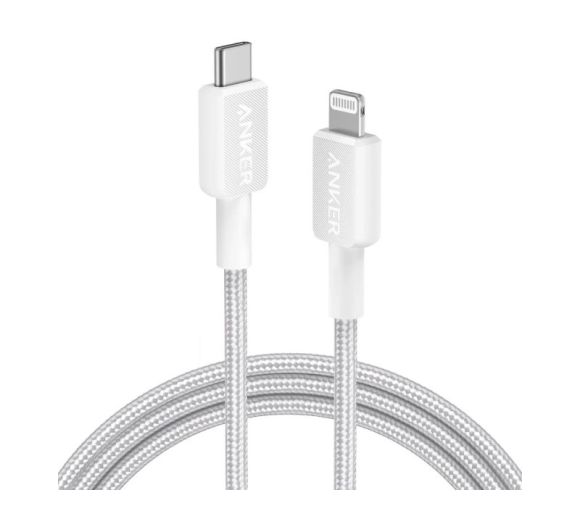 322 USB tip-C na Lightning kabl M/M 0.9m, 60W, pleteni, beli _2