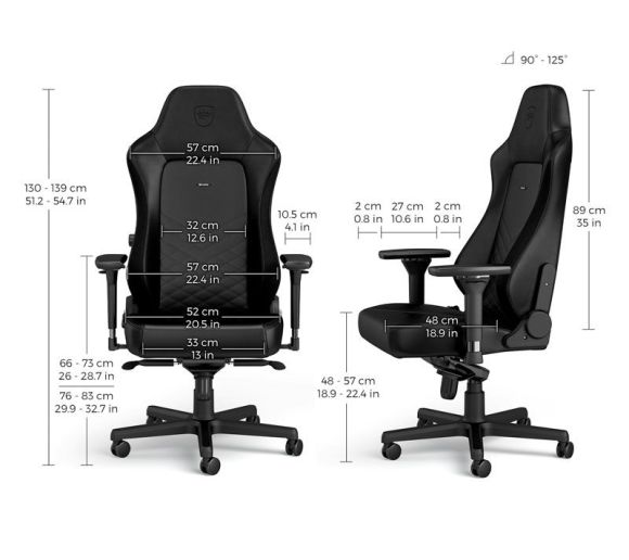 HERO Gaming stolica crna _0