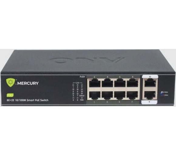 LAN Switch Mercury H1108PL 10port 10/100 8-PoE_0