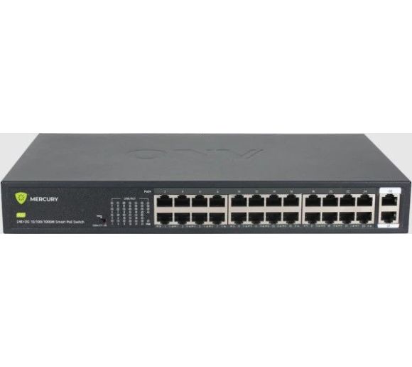 LAN Switch Mercury H1024PL PoE 10/100Mbps_0