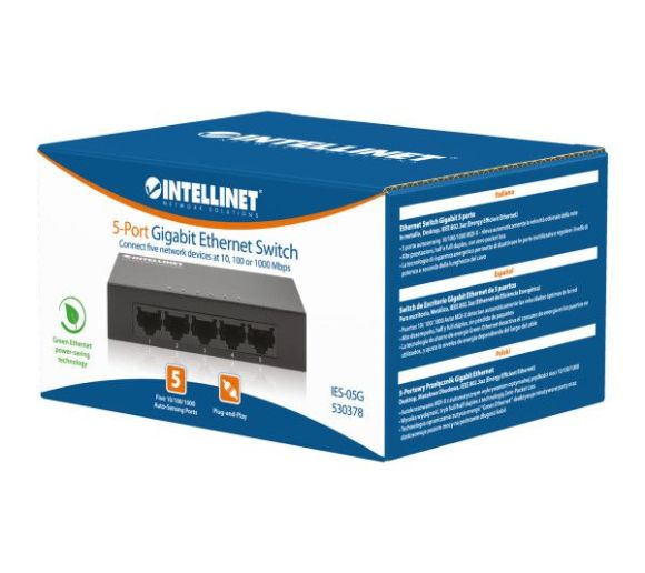 Intellinet - LAN switch Intellinet 530378 10/100/1000 5port/metalni_1