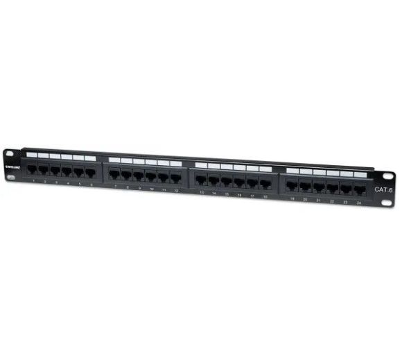 Intellinet - Patch panel Manhattan 520959 19"/1U Cat6/24 port_0