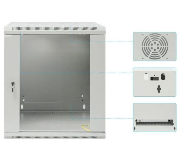 Intellinet - Rack orman Intellinet 711890 19"/12U 570x600x635/staklena vrata/bravica_4