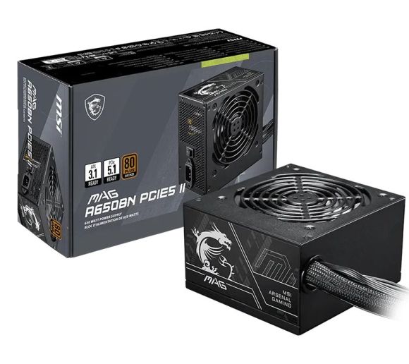 MSI - MAG A650BN PCIE5 II 650W napajanje 5Y _3