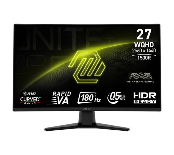 MSI - 27 inča MAG 274CQF WQHD 2560x1440 180 Hz zakrivljeni gaming monitor _1