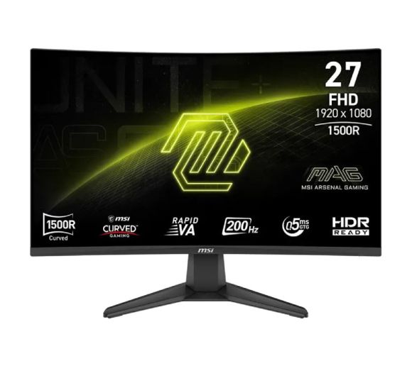 MSI - 27 inča MAG 276CF E20 FHD 1920x1080 200Hz FreeSync Premium zakrivljeni gaming monitor _2
