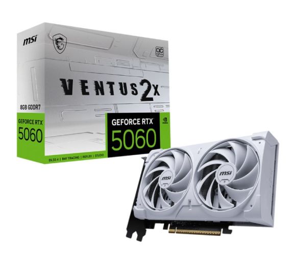 MSI - GeForce RTX 5060 8G VENTUS 2X OC WHITE grafička karta_2